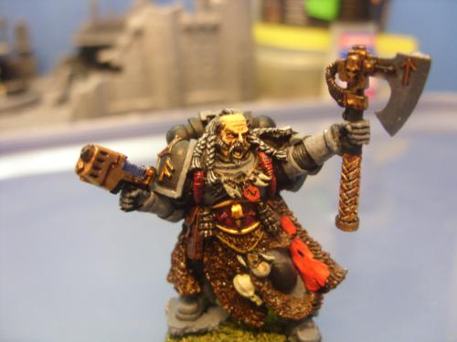 Space wolves , rune priest Torvald