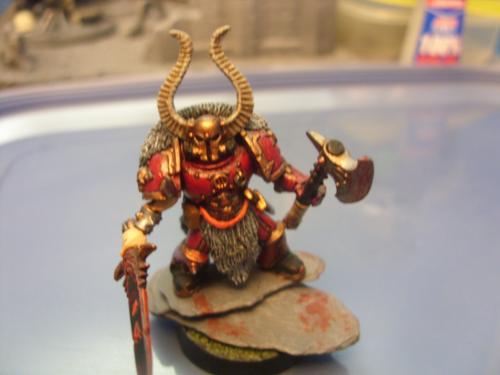 Khorne champion conversion , my first major project 