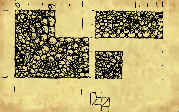 Catacomb crypt wall dungeon tile prep work