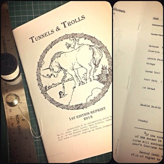 Tunnels & Trolls 1st edition Ken St.Andre RPG